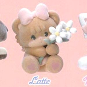 Mikko characters Latte bear plush figurine